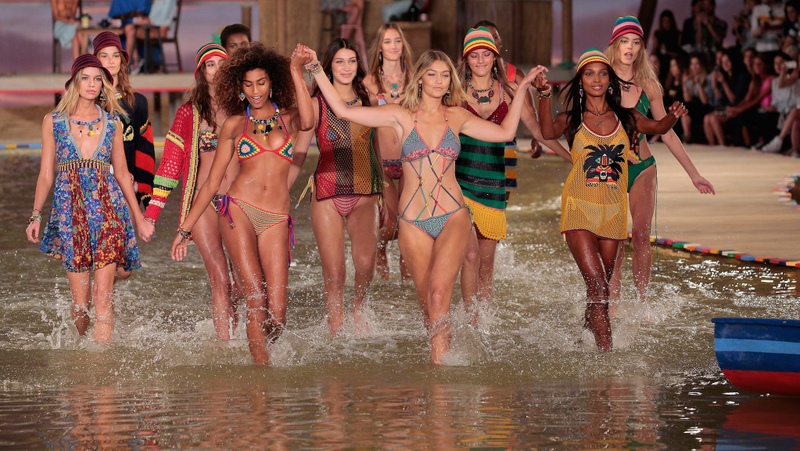 Illustration for article titled This Tommy Hilfiger Water Runway Is Almost Too Beautiful